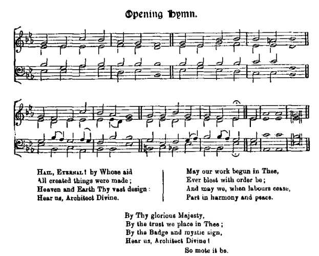 Opening Hymn score