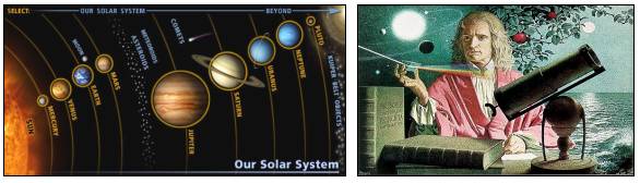 Nuestro Sistema Solar, Sir Isaac Newton