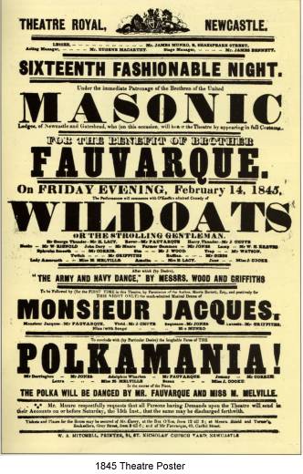 1845 Theatre Poster