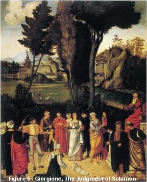 Giorgione Judgment of Solomon