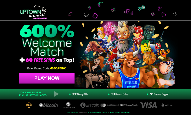 UpTown Aces online casino